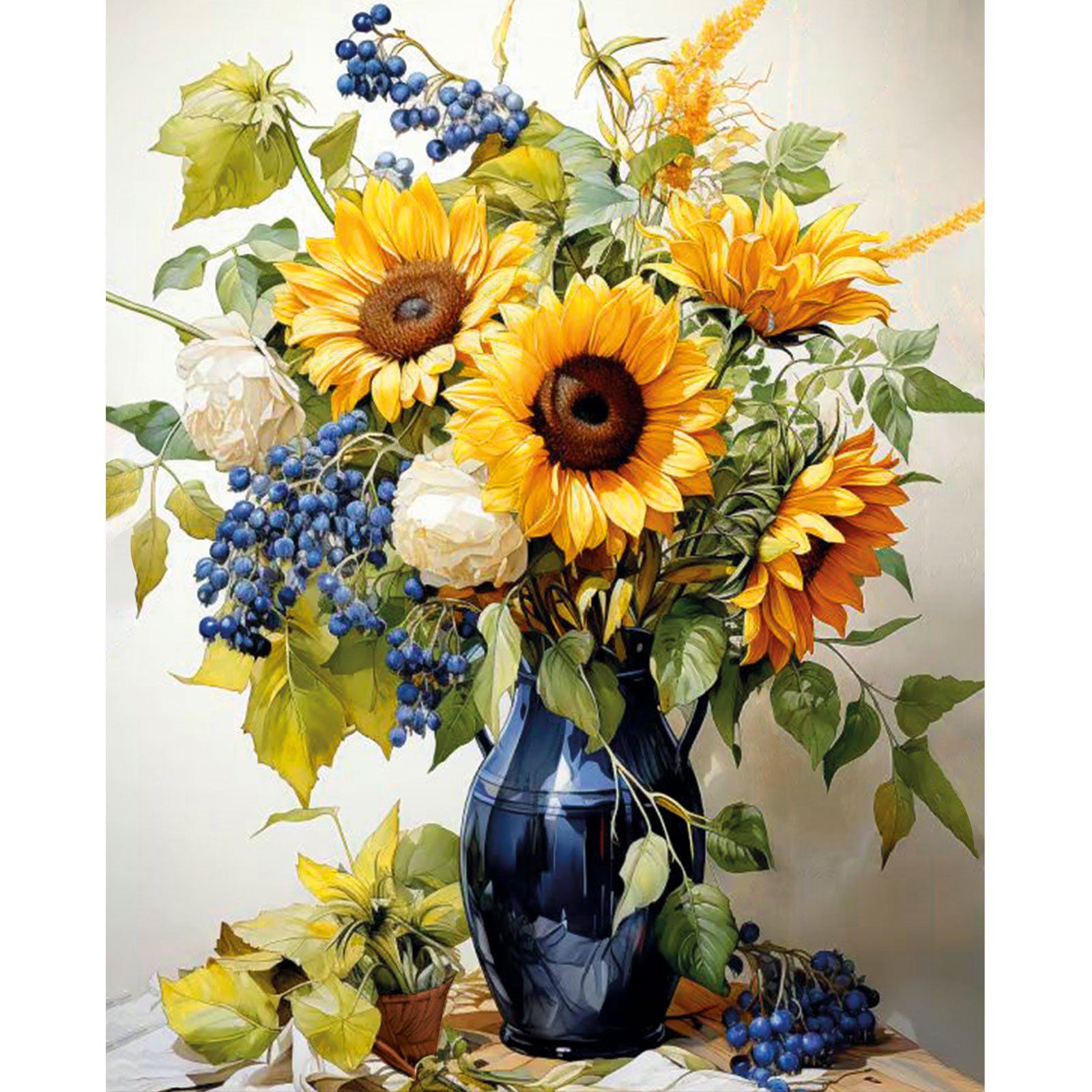 Golden sunflowers bouquet - Image 2