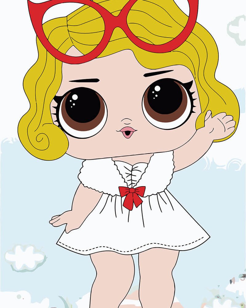 Little Girl with Glasses