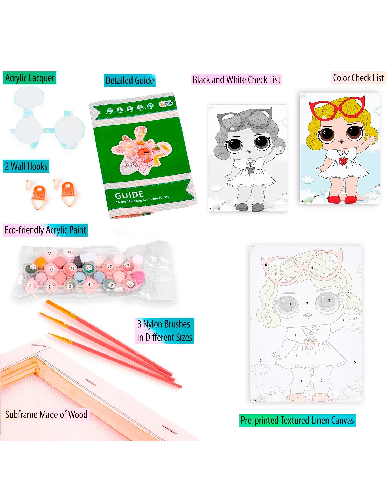 Little Girl with Glasses - Image 2