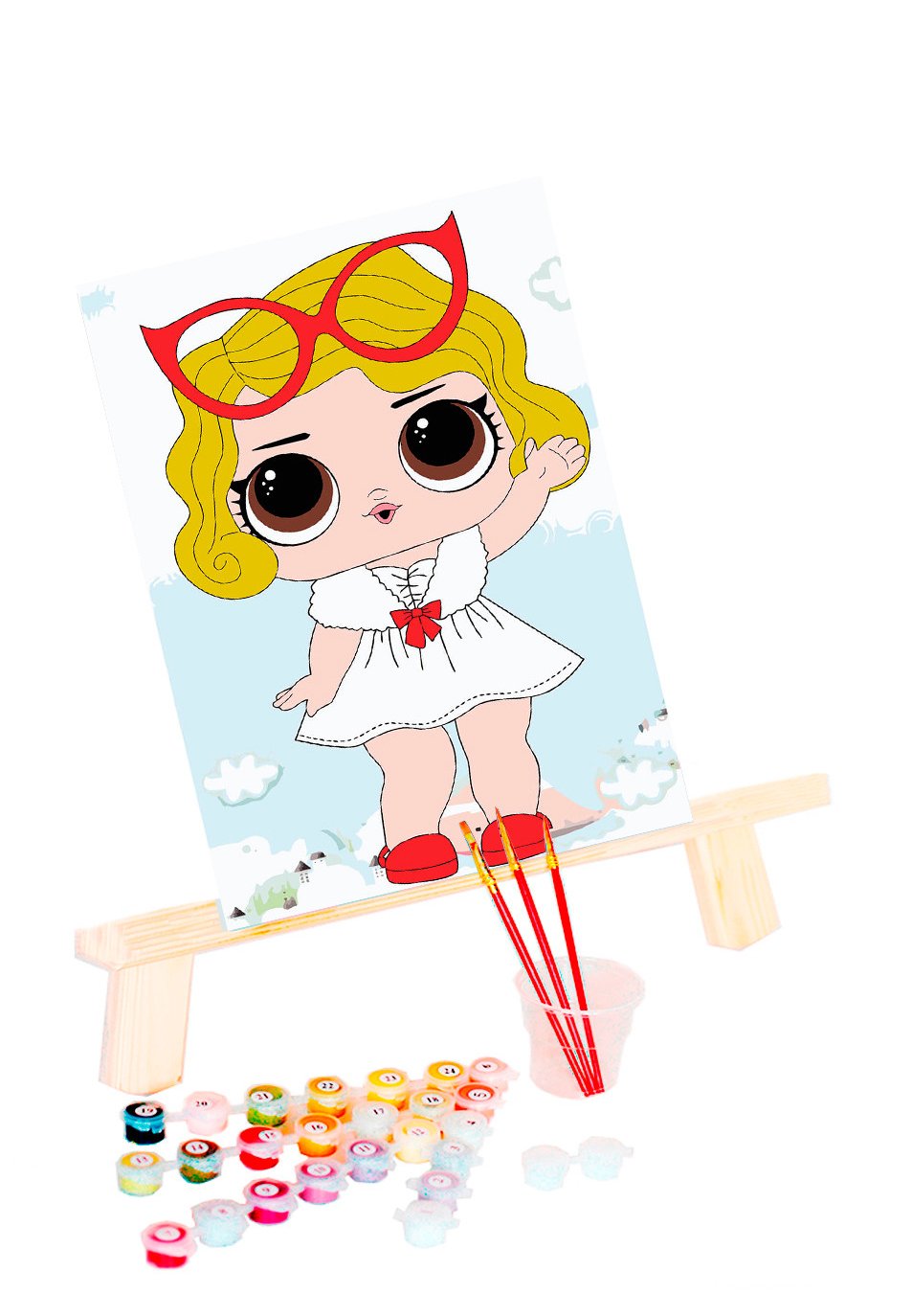 Little Girl with Glasses - Image 6